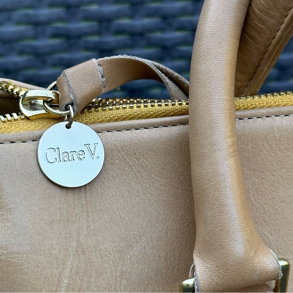 Clare V Tan Satchel Bag - Picture 2 of 16